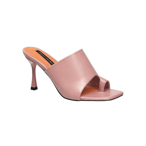 New French Connection Kelly Toe Loop High Heel Sandal in Pink Women's Size 7.5 - Picture 1 of 8